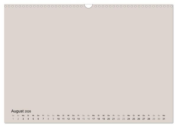 Produktbild: DIY Bastel-Kalender -Erdige Pastell Farben- Zum Selbstgestalten (Wandkalender 2026 DIN A3 quer), CALVENDO Monatskalender