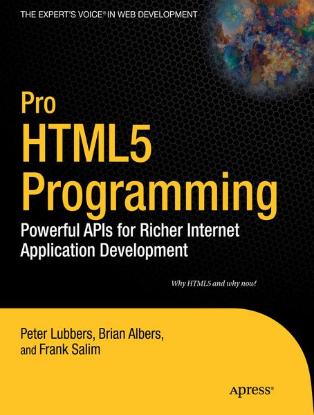 Produktbild: Pro HTML5 Programming