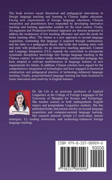 Innovations in Foreign Language Teaching and Learning in Chinese Higher ...