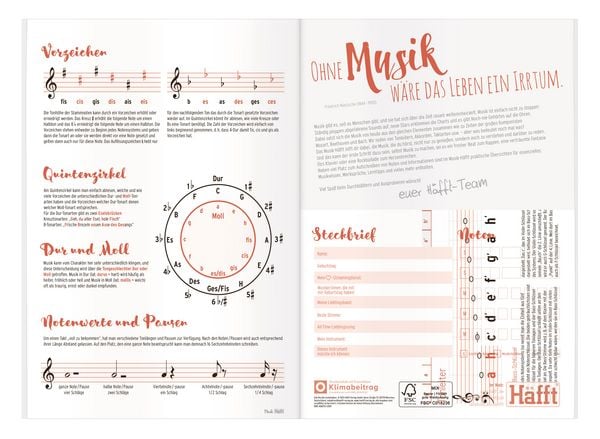 Produktbild: Musik-H&auml;fft Noten A4