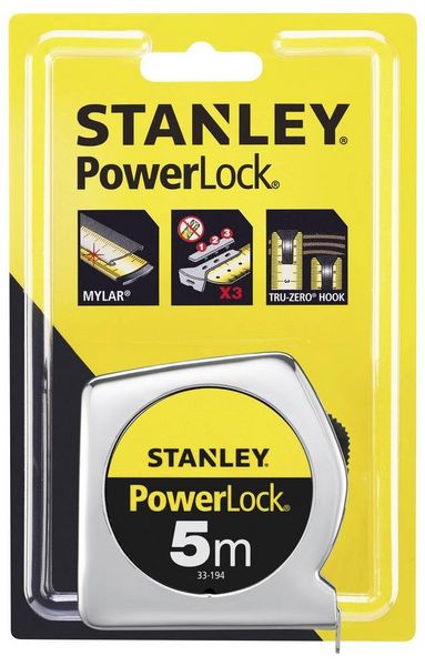 Produktbild: Taschenrollbandma&szlig; PowerLock&reg; L.5m B.19mm mm/cm EG II Ku.Clip lose