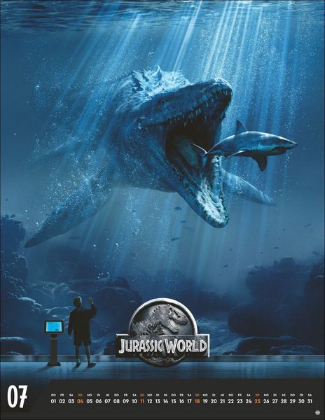 Produktbild: Jurassic Filmplakate Posterkalender 2027