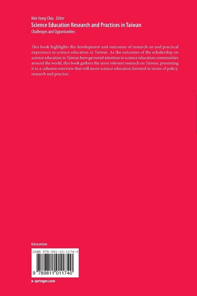 Produktbild: Science Education Research and Practices in Taiwan
