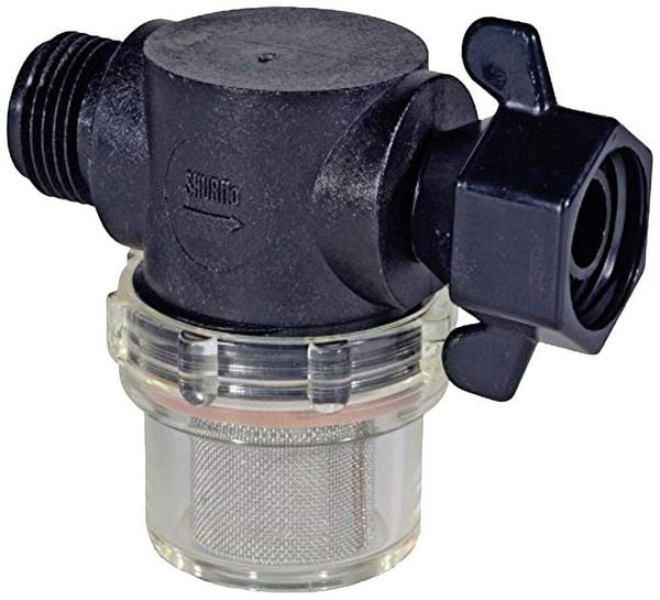 Produktbild: SHURflo 255-215 Twist on Strainer mit Fl&uuml;gelmutter Typ C Wasser-Feinfilter 12,7 mm (1/2&rdquo;) &Oslash;
