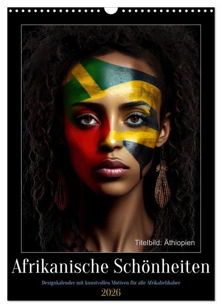 Produktbild: Afrikanische Sch&ouml;nheiten (Wandkalender 2026 DIN A3 hoch), CALVENDO Monatskalender