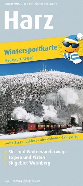 Produktbild: Harz Wintersportkarte 1 : 50 000
