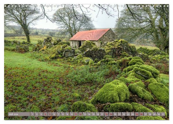 Produktbild: Dartmoor, herbe Sch&ouml;nheit im S&uuml;den Englands (Wandkalender 2026 DIN A3 quer), CALVENDO Monatskalender