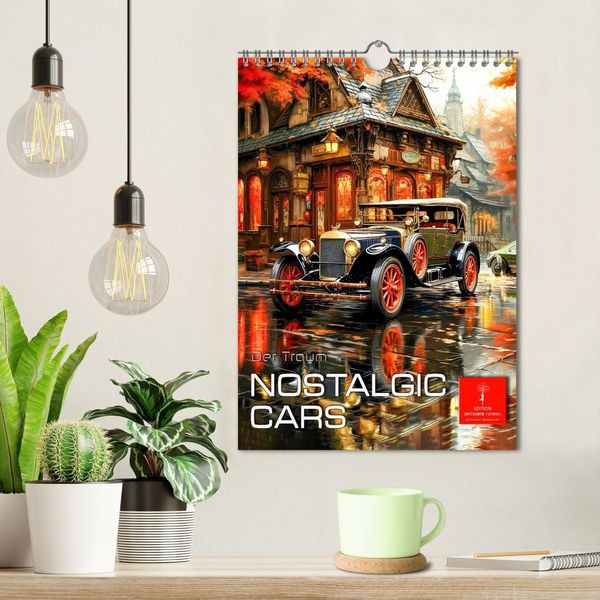 Produktbild: Nostalgic Cars der Traum (Wandkalender 2026 DIN A4 hoch), CALVENDO Monatskalender
