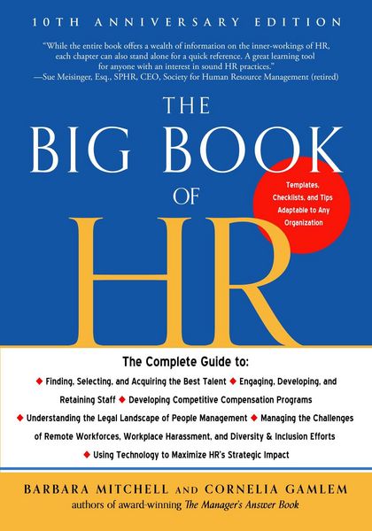 Produktbild: The Big Book of HR, 10th Anniversary Edition