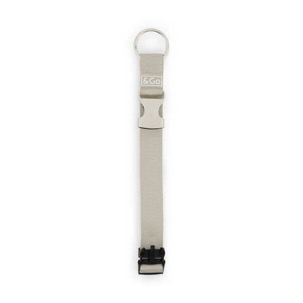 Produktbild: Taschenkarabiner Grau-Beige