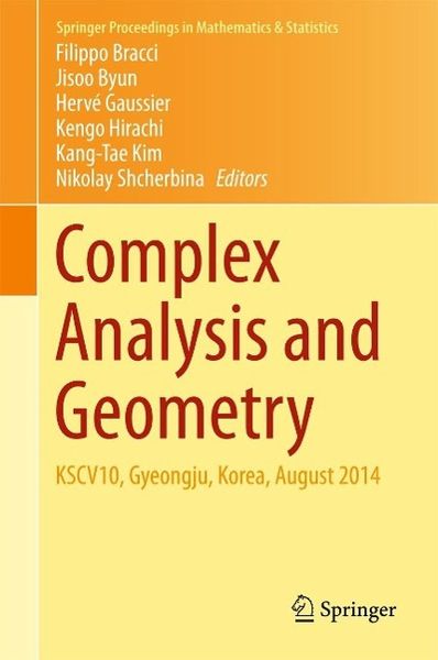 Produktbild: Complex Analysis and Geometry