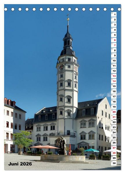 Produktbild: Gera - Stadt an der wei&szlig;en Elster (Tischkalender 2026 DIN A5 hoch), CALVENDO Monatskalender