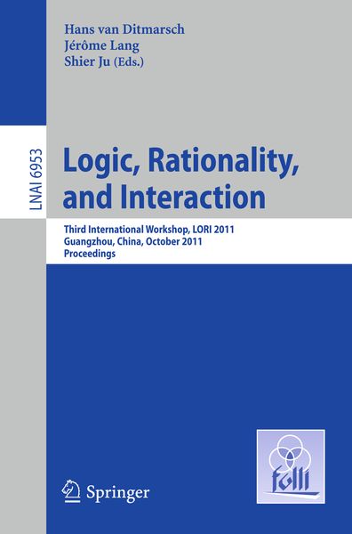 Produktbild: Logic, Rationality, and Interaction