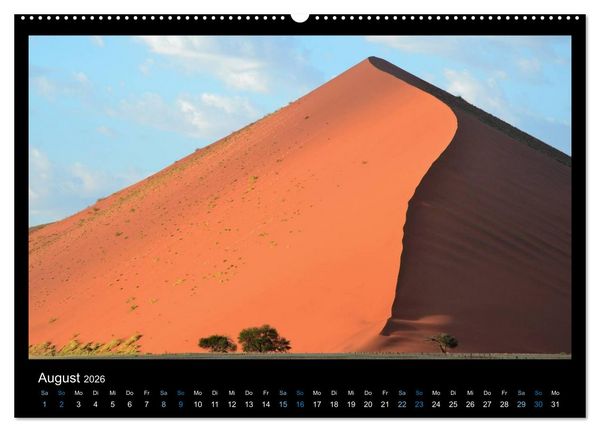 Produktbild: Namibia 2026 Farben der W&uuml;ste (Wandkalender 2026 DIN A2 quer), CALVENDO Monatskalender