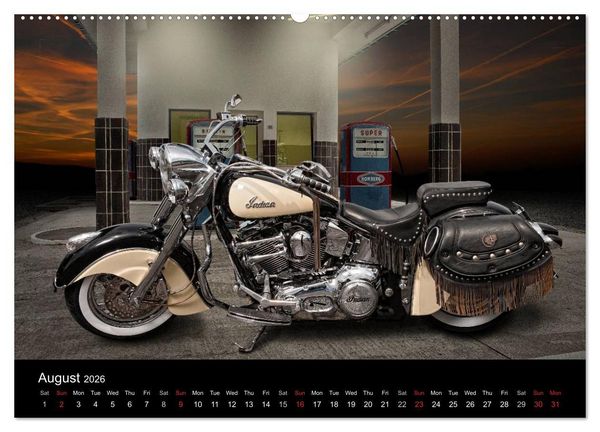 Produktbild: Motorbike Dreams (High Quality Premium Wall Calendar 2026 DIN A2 landscape),CALVENDO 12 Month Wall Calendar