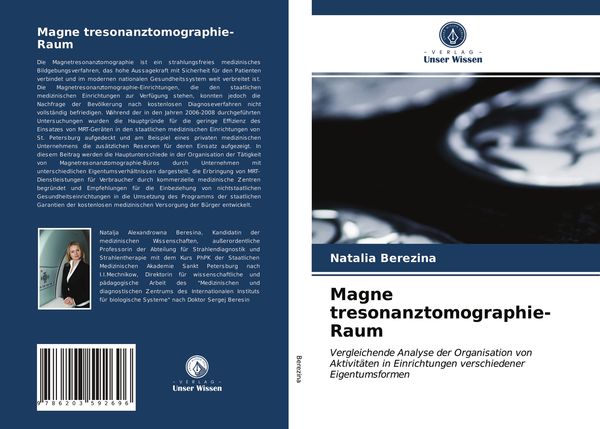Magne tresonanztomographie-Raum, Taschenbuch von Natalia Berezina, Verlag Unser Wissen, 9786203592696