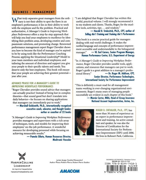 Produktbild: A Manager's Guide to Improving Workplace Performance