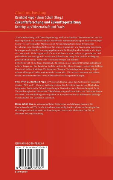 Produktbild: Zukunftsforschung und Zukunftsgestaltung