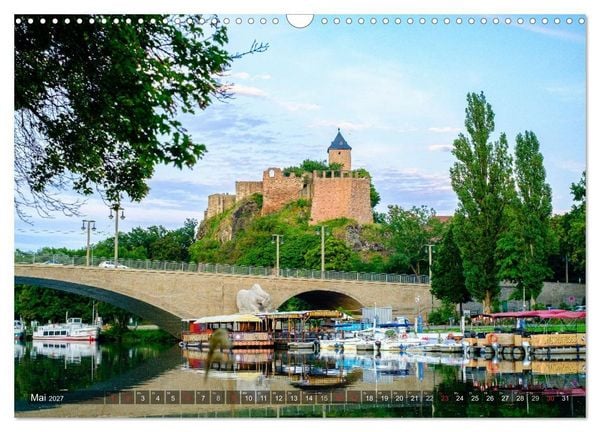 Produktbild: Ein Blick auf Halle an der Saale (Wandkalender 2027 DIN A3 quer), CALVENDO Monatskalender