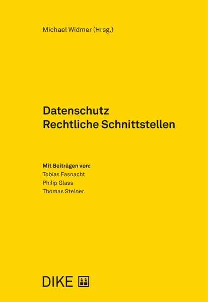 Produktbild: Datenschutz Rechtliche Schnittstellen