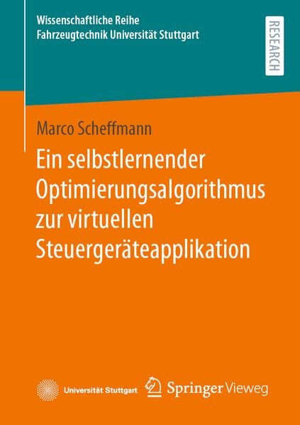 Produktbild: Ein selbstlernender Optimierungsalgorithmus zur virtuellen Steuerger&auml;teapplikation