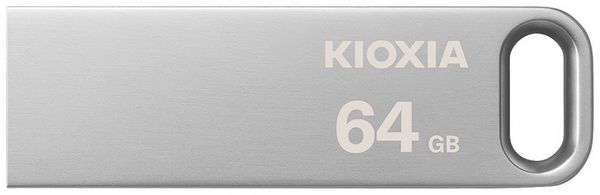 Produktbild: Kioxia TransMemory U366 USB-Stick 64GB Silber LU366S064GG4 USB-A (USB 3.2 Gen 1)