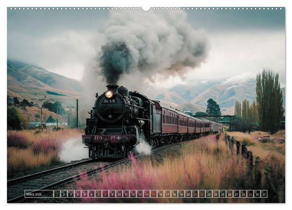 Produktbild: Stahlgiganten unter Dampf (hochwertiger Premium Wandkalender 2026 DIN A2 quer), Kunstdruck in Hochglanz