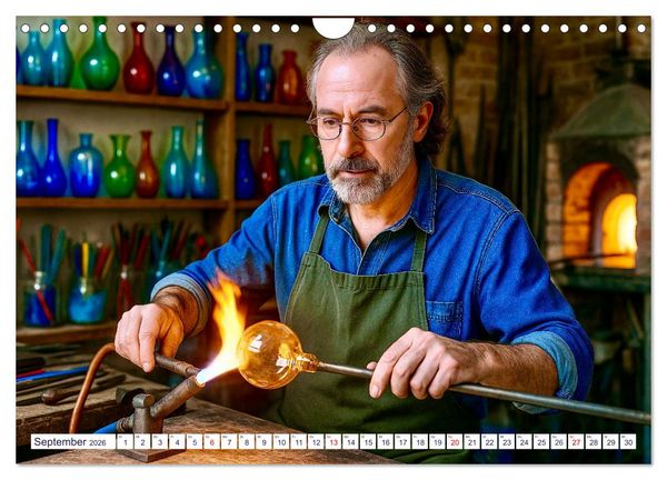 Produktbild: Traditionelle Gewerke (Wandkalender 2026 DIN A4 quer), CALVENDO Monatskalender