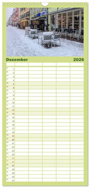 Produktbild: Familienplaner 2026 - Waldshut - liebenswertes St&auml;dtle am Hochrhein mit 5 Spalten (Wandkalender, 21 x 45 cm) CALVENDO