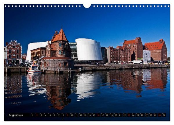 Produktbild: Deutsche Hansest&auml;dte - L&uuml;beck Wismar Rostock Stralsund (Wandkalender 2026 DIN A3 quer), CALVENDO Monatskalender