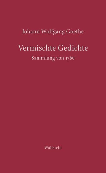 Produktbild: Vermischte Gedichte