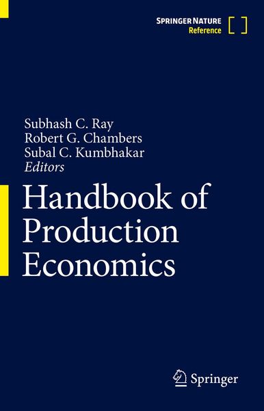 Produktbild: Handbook of Production Economics