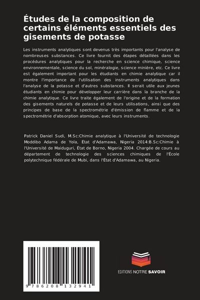 Produktbild: &Eacute;tudes de la composition de certains &eacute;l&eacute;ments essentiels des gisements de potasse