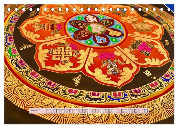 Produktbild: Spiritual Light of Asia (Desk Calendar 2027 DIN A5 landscape), CALVENDO 12 Month DeskCalendar