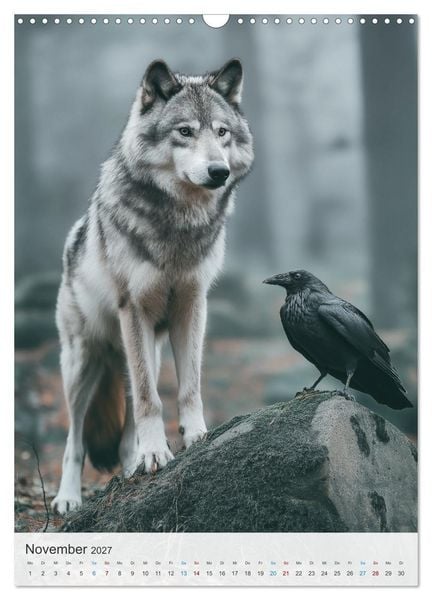 Produktbild: Tierfreunde f&uuml;rs Herz (Wandkalender 2027 DIN A3 hoch), CALVENDO Monatskalender