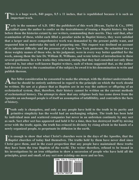 Produktbild: A History of the Baptists