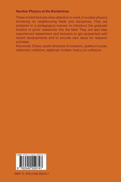 Produktbild: Nuclear Physics at the Borderlines