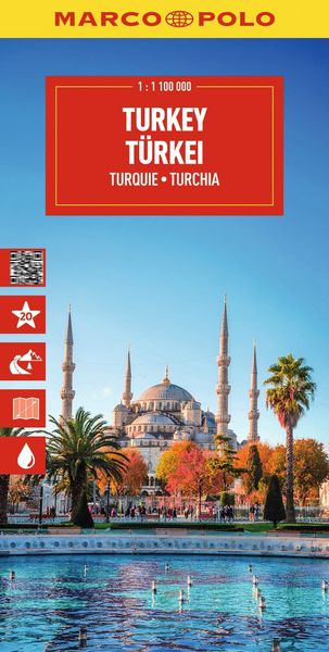 Produktbild: MARCO POLO Reisekarte T&uuml;rkei 1:1 Mio.