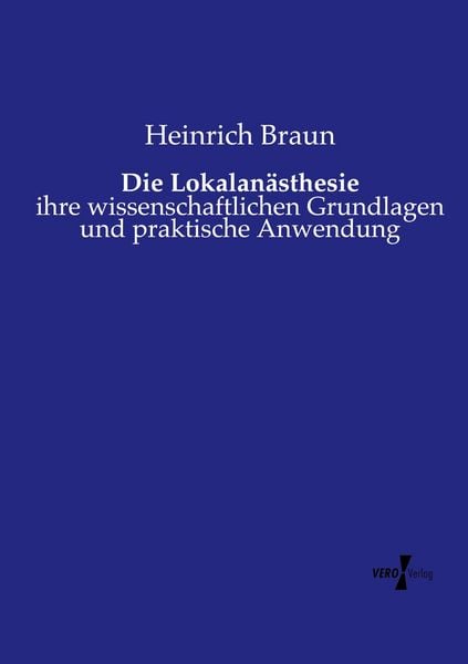 Produktbild: Die Lokalan&auml;sthesie