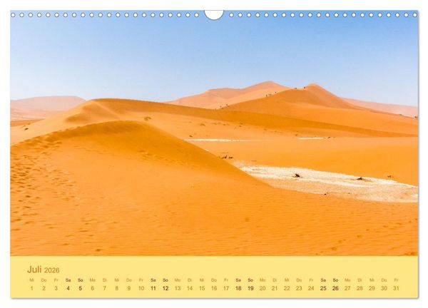Produktbild: Namib Naukluft National Park - Unendliche W&uuml;ste (Wandkalender 2026 DIN A3 quer), CALVENDO Monatskalender