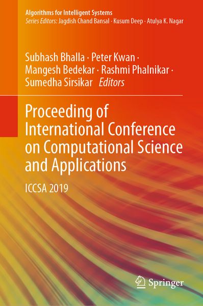 Produktbild: Proceeding of International Conference on Computational Science and Applications