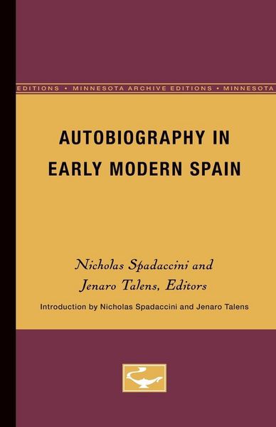 Produktbild: Autobiography in Early Modern Spain