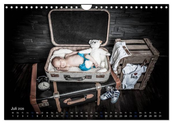 Produktbild: Baby - s&uuml;&szlig;e Tr&auml;ume (Wandkalender 2026 DIN A4 quer), CALVENDO Monatskalender