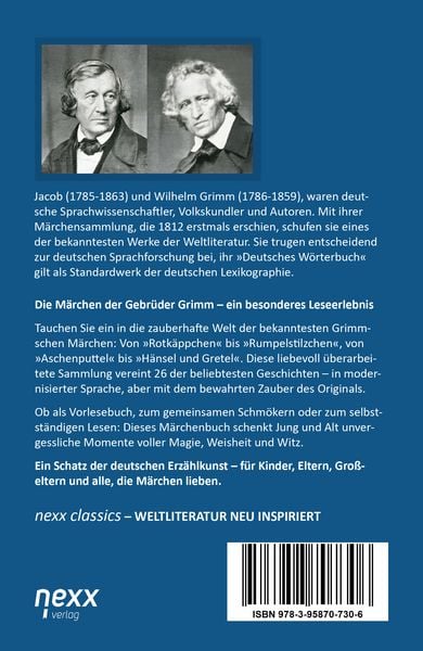 Produktbild: Gebr&uuml;der Grimm: Ihre sch&ouml;nsten M&auml;rchen