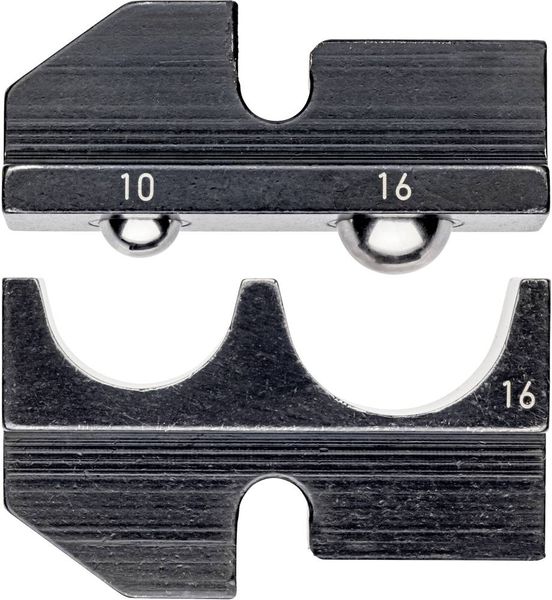 Produktbild: Knipex 97 49 16 Crimpeinsatz Isolierte Kabelschuhe, Isolierte Steckverbinder 10 bis 16mm&sup2; Passend f&uuml;r Marke (Zangen) Knipex 97 43
