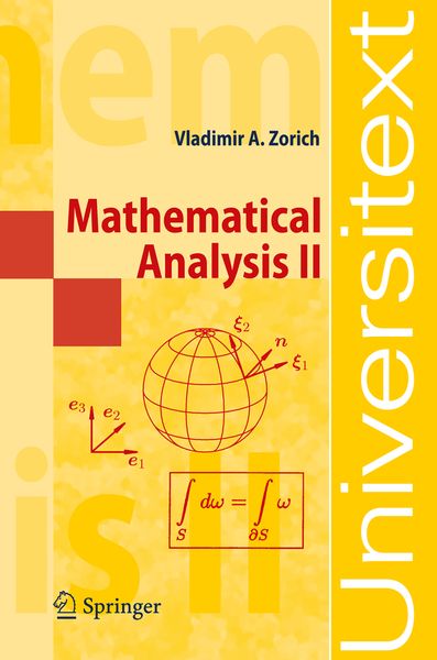Produktbild: Mathematical Analysis II