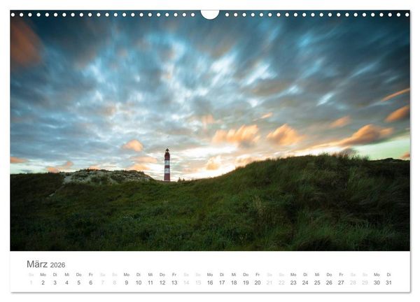Produktbild: Amrum - Nordseeinsel im Wechsel der Gezeiten (Wandkalender 2026 DIN A3 quer), CALVENDO Monatskalender