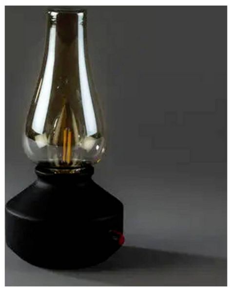 Produktbild: Konstsmide 4130-700 Akku-Tischlampe Warmwei&szlig; Schwarz