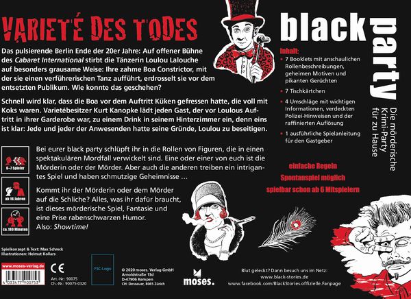 Produktbild: black party Variet&eacute; des Todes