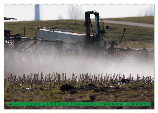 Produktbild: Landwirtschaft - Maschinen im Einsatz (hochwertiger Premium Wandkalender 2026 DIN A2 quer), Kunstdruck in Hochglanz